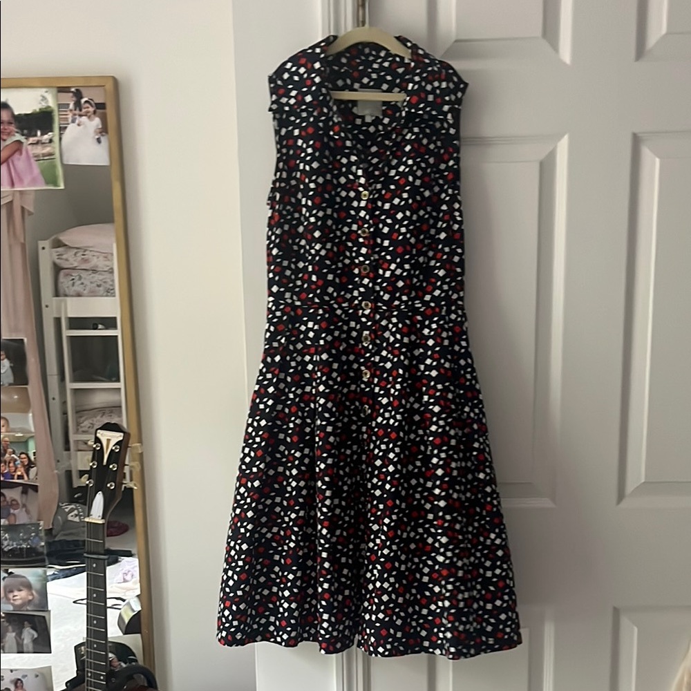 Polka Dot Sleeveless Dress